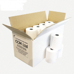 2PLY TILL ROLL 76X76MM  W/YEL CARBONATED PAPER X20 ROLLS