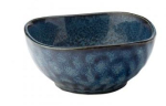 UTOPIA VITRIFIED PORCELAIN BLUE AZURE BOWL 3.5"