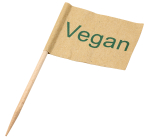 UTOPIA VEGAN FLAG PICK 9CM X100