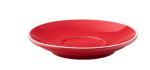 UTOPIA SUPER VITRIFIED PORCELAIN BARISTA RED SAUCER 6"