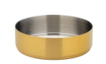 UTOPIA BRUSHED GOLD DIP POT 3" (7.5CM) 4OZ (10CL)