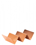 UTOPIA COPPER TRIPLE STREET FOOD STAND 21CM X 10CM