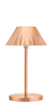 BRUSHED COPPER ARUBA LAMP 23CM LED CORDLESS