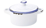 UTOPIA AVEBURY BLUE STONEWARE MINI CASSEROLE DISH 8.8OZ