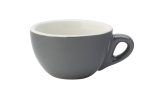 UTOPIA SUPER VITRIFIED PORCELAIN BARISTA GREY CAPPUCCINO CUP 7OZ