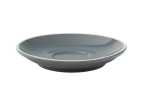 UTOPIA SUPER VITRIFIED PORCELAIN BARISTA GREY ESPRESSO SAUCER 4.5"