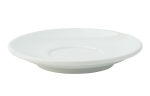 UTOPIA SUPER VITRIFIED PORCELAIN BARISTA WHITE SAUCER 6"