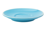 UTOPIA SUPER VITRIFIED PORCELAIN BARISTA BLUE SAUCER 6"