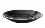 UTOPIA SUPER VITRIFIED PORCELAIN BARISTA BLACK SAUCER 6"
