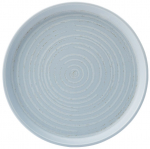 UTOPIA CIRCUS CHAMBRAY WALLED PLATE 8.25" (21CM)