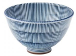 UTOPIA VITRIFIED PORCELAIN URCHIN BLUE FOOTED BOWL 4.8"