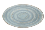 UTOPIA MELAMINE WILDWOOD BLUE PLATTER 20.7X11.8"