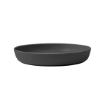 V&B ICONIC LA BOULE BLACK FLAT BOWL 24X4CM X6