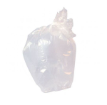 CLEAR WHEELIE BIN LINERS 30 X 45 X 54"