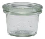 GENWARE WECK MINI JAR & LID 3.5CL/1.25OZ X24 WECK756