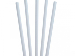WHITE SHAKE STRAW UNWRAPPED 8MMX200MM 30X200 STRAWS X6000