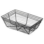 BLACK WIRE BASKET 24X18X8.5CM            X6