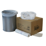 WHITE PEDAL BIN LINER HEAVY DUTY 275X425X425MM 10X100 15L