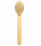 SMALL WOODEN COFFEE TEASPOON
