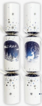 12" NAVY & WHITE STAG CRACKERS