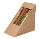 ZEST KRAFT COMPOSTABLE SANDWICH PACK 123X72X123MM