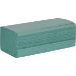 PRISTINE 1PLY GREEN HAND TOWEL X4680 V FOLD