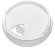 GOPAK 12OZ CLEAR SIP THROUGH LID X 1000 (93MM DIAM)