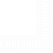 DUNI NAPKINS 1PLY 24X30CM WHITE