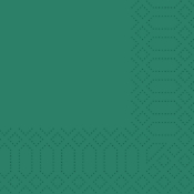 DUNI TISSUE NAPKIN 24CM 3PLY DARK GREEN