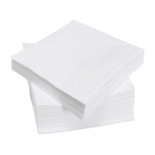DUNI NAPKIN WHITE 33CM 1PLY