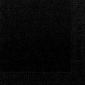 POPPIES NAPKIN 33CM 2PLY BLACK