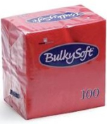 2 PLY NAPKINS 33X33CM RED PACK OF 100