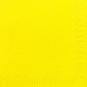 POPPIES NAPKIN 33CM 2PLY YELLOW