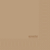 DUNI ECO ECHO KRAFT NAPKIN 33CM 3PLY