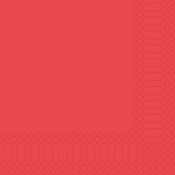 DUNI NAPKIN 33CM 3PLY RED