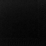 POPPIES NAPKIN 40CM 3PLY BLACK