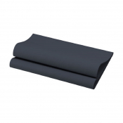 DUNISOFT NAPKIN 40CM 4FOLD BLACK 500