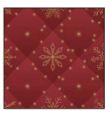 BIO DUNISOFT NAPKIN 40 X 40 CM RHOMBUS BORDEAUX