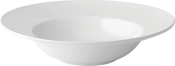 UTOPIA ANTON BLACK FINE CHINA DEEP PASTA PLATE 27.5OZ