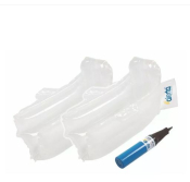 ALERTA AIR HEEL BOOTEES WITH STRAP, PAIR