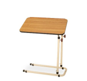 ALERTA OVERBED TABLE NO CASTORS OAK