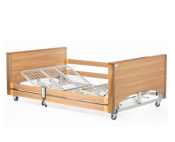 ALERTA LOMOND BARIATRIC HI-LO 4 SECTION ELECTRIC BED OAK