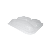 HOT DELI DELUXE DOMED LID FOR 3 COMPARTMENT BASE