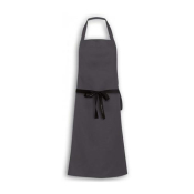OLIVER HARVEY BIB APRON STORM GREY AND CLOTH LOOP