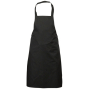 BLACK BIB APRON 70 X 90CM