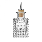 MIXOLOGY DASH BOTTLE ELIXIR NO1 SQUARE 3.5OZ H10635