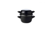 ARTIS MUSSEL CASSEROLE DISH BLACK 12CM(D)X13CM(H) 0.5L X6