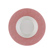 ARTIS PURITY PEARLS BOWL 29CM RIMMED PINK BAUSCHER X6