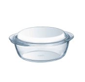 ARTIS CASSEROLE DISH 1.1+0.3L ROUND WITH LID PYREX X3