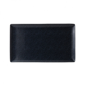 ARTIS PURITY PEARLS DARK RECTANGULAR PLATE 13.4inch x 7.9inch